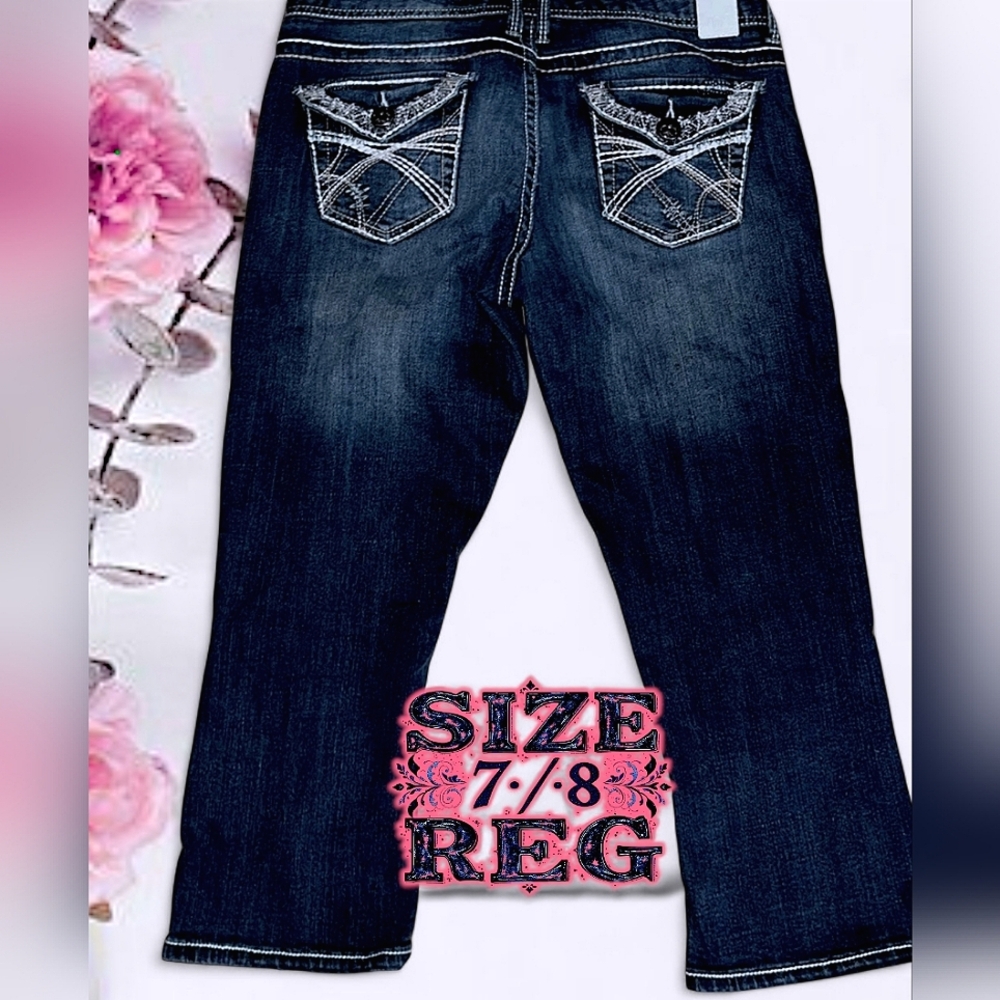 Ladies/Juniors Maurices Capri Denim Low Rise Jeans Size 7/8 Regular - Picture 2 of 7